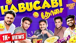 Vj Siddhu அண்ணனோட தோசை  | #habucabidosa | 100th Video | #bucketlist #bucketlisttamilchannel