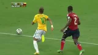 Neymar step over vs Colombia - HD