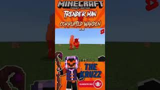 Minecraft Battle - Garden Warden Vs Trender Man #minecraftshorts #addonfantasy