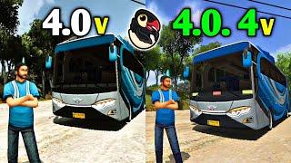 Old Graphics 4.0 vs New Graphics 4.0.4! Big Update 4.0.4 in Bus Simulator Indonesia | Bus Gameplay