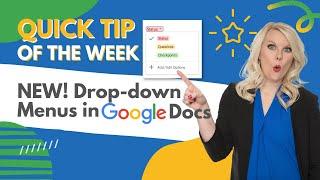How to Insert a Drop-down Menu in Google Docs