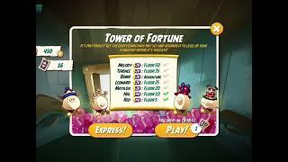 Angry Birds 2 - Tower of Fortune - no luck with Express Ticket, lots of piggies 