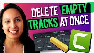 Camtasia Tutorial 2023 | Remove All Empty Tracks Feature