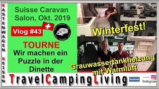 #43 TOURNE Vorstellung, 6m, winterfester Kasten, Warmluft beheizter Grauwassertank, Dinettebett, TOP