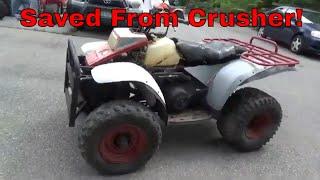 $200 Polaris Trail Boss 350 4x4 Saved From Crusher!