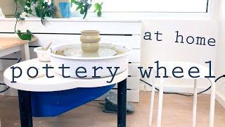 How to have a Pottery Wheel at HOME! // my tips for setting up.