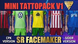 MINI TATTOO PACK V1 | PES 2021/2020 | SR FACEMAKER