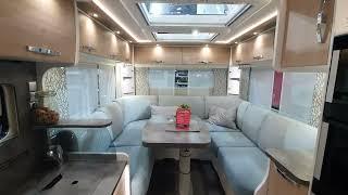 My favourite motorhome with overcab.  Frankia A740 Plus - rear lounge motorhome for two.