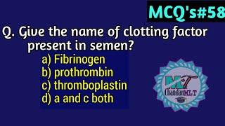 Lab technician MCQs series #58