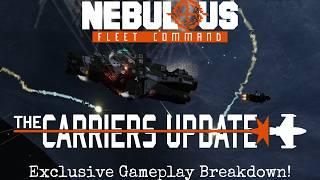 Nebulous: Fleet Command - CARRIER UPDATE Exclusive Gameplay!