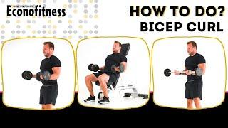 HOW TO DO | BICEP CURL | Éconofitness