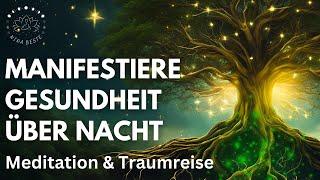 Manifestiere Gesundheit im Schlaf | Meditation & Traumreise mit Affirmationen & heilenden Frequenzen