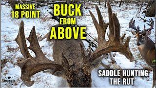 Calling in a Manitoba MONARCH ARCHERY BUCK! Saddle Hunting Whitetail | This One's For Grandpa