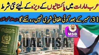 Why Are Pakistanis Facing Visa Restrictions in UAE |UAE VISA Update For Pakistan | UAE Visa Policies