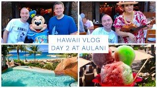 Hawaii Vlog - May 2019 - Day 2 - Aulani Character breakfast, pool fun & Shave ice!