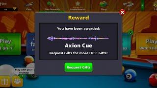 Free Axion Cue Reward in 8 Ball Pool