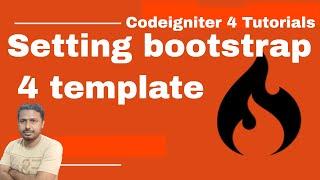 Setting bootstrap 4 template in Codeigniter 4  | Bootstrap 4 in Codeigniter 4