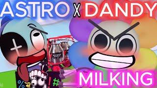 What If Astro Got Milked by Dandy?! | Dandy's World Love Story