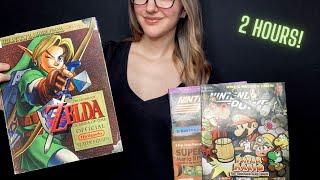 ASMR Video Game Books Compilation l Soft Spoken, 2 Hour Compilation