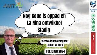 Nog Koue is oppad en La Nina ontwikkel Stadig | 1 Oct 2024