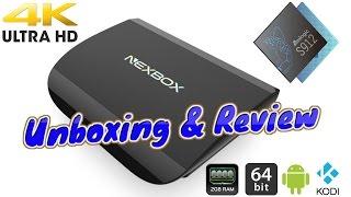 Nexbox A1 s912 4K HDR Android box Unboxing & Review with Benchmark test