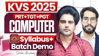 KVS 2025 COMPUTER DEMO by Sachin Academy live 3pm | KVS PRT | KVS TGT | KVS PGT