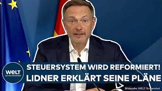 CHRISTIAN LINDNER: Keine Steuerklasse 3 und 5 mehr! Bundesfinanzminister zu Entlastungen und Reform