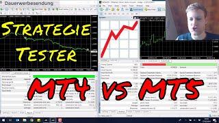 MetaTrader Tester Vergleich - MT4 vs MT5