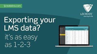 Exporting your LMS data