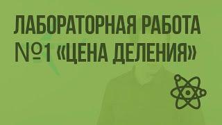 Лабораторная работа №1 «Цена деления». Видеоурок по физике 7 класс