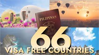 VISA FREE COUNTRIES FOR PHILIPPINE PASSPORT HOLDERS 2024‼️