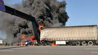 30 Dangerous IDIOTS Truck & Cars Driving Skills | Heavy Truck Disaster, Excavator Operation Fails