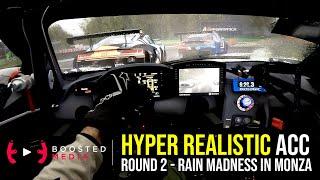 HYPER REALISTIC ACC - Rain MADNESS at Monza!