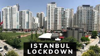 LOCKDOWN IN ISTANBUL CITY TOUR 4K |ESENYURT ISTANBUL walking tour|4K 60FPS|Turkey 4k tour