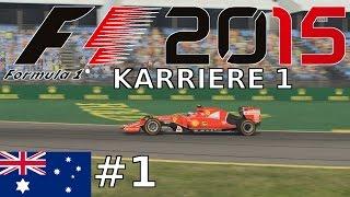 Lets Play F1 2015 KARRIERE SAISON 1 German / Deutsch Part 1 - MELBOURNE 1/2 - RAIKKÖNEN - 60FPS HD