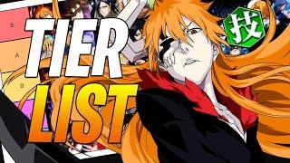 BEST TECHNIQUE CHARACTERS TIER LIST (PVE) - Bleach Brave Souls