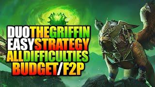 *NEW EASY STRAT* DUO THE GRIFFIN BOSS!! HARD MODE DOOM TOWER FLOOR 90 GUIDE RAID SHADOW LEGENDS