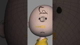 Creating a 3D Charlie Brown! #animator #animation  #cgi