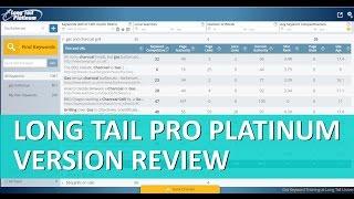 Keyword Research with Long Tail Pro Platinum Review 2016