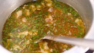 Mutton Soup Homemade | Goat Meat Broth