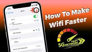 How To Make WiFi connection Faster on iPhone Or Ipad
