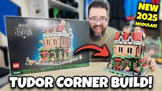 Building the LEGO Tudor Corner: Start to Finish! (2025 Modular Review)