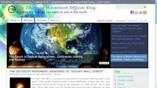 The Zeitgeist Movement Official Blog Tutorial