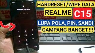 Hardreset/Wipe Data Realme C15 RMX 2195 Lupa Pola, Pin, Sandi Cukup Mudah.! || JKS opreker handphone