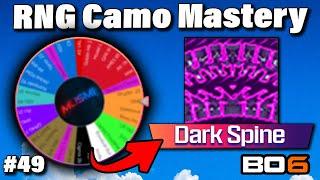 Unlocking Darkspine camos... But an RNG Wheel decides the weapons I use