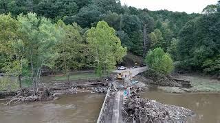 Low Water Bridge in Fries, Virginia