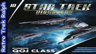 Star Trek Discovery: Issue 10:  Klingon Qoj Class. Model Review By Eaglemoss/Hero Collector.