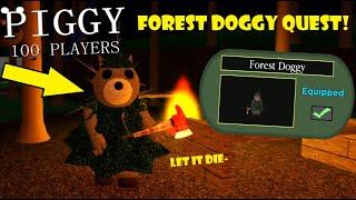 Piggy 100 Players FOREST DOGGY QUEST!