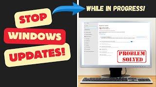 How to Stop Windows Update While in Progress