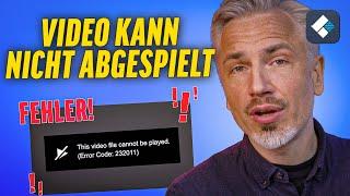 [Gelöst] Fehlercode 232011: Videodatei kann nicht abgespielt werden